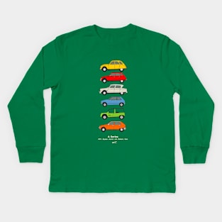 A series classic car collection Kids Long Sleeve T-Shirt